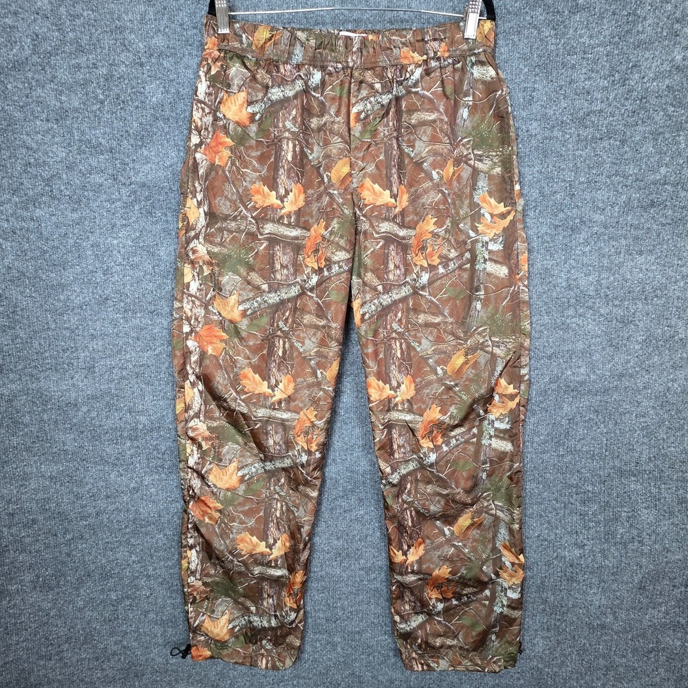 Palm Angels Pants Woodland Camo Size XXL Lightweight Logo AUTHENTICATED